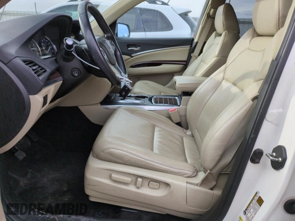 2016 Acura MDX with VIN 5FRYD4H21GB057645, listed as a Copart auction lot 51118545 with 73,371 mi miles and Salvage Title. Bid and sale history available at carsss.com. Image 7.