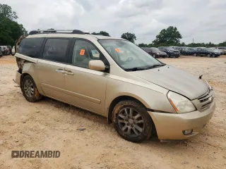 2008 Kia Sedona EX with VIN KNDMB233286203686, listed as a Copart auction lot 55553794 with 0 mi miles and Salvage Title. Bid and sale history available at carsss.com. Image 4.