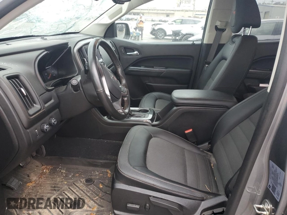 2021 GMC Canyon 4WD AT4 w/Leather with VIN 1GTG6FEN4M1116175, listed as a Copart auction lot 83679894 with 33,646 mi miles and Salvage Title. Bid and sale history available at carsss.com. Image 7.