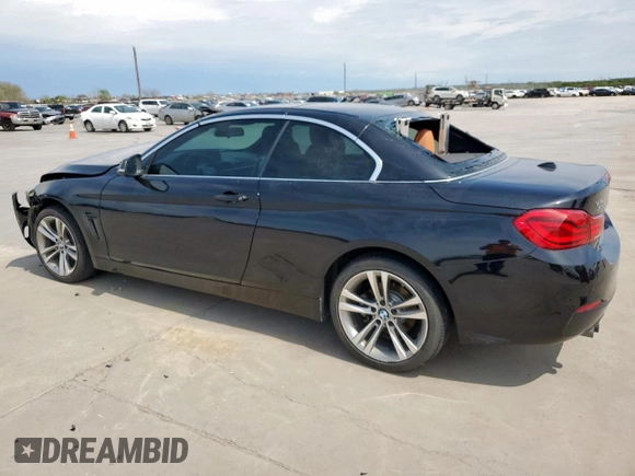 2018 BMW 4 Series 430i xDrive with VIN WBA4Z3C51JEC57401, listed as a Copart auction lot 50657915 with 26,314 mi miles and Salvage Title. Bid and sale history available at DreamBid. Image 2.