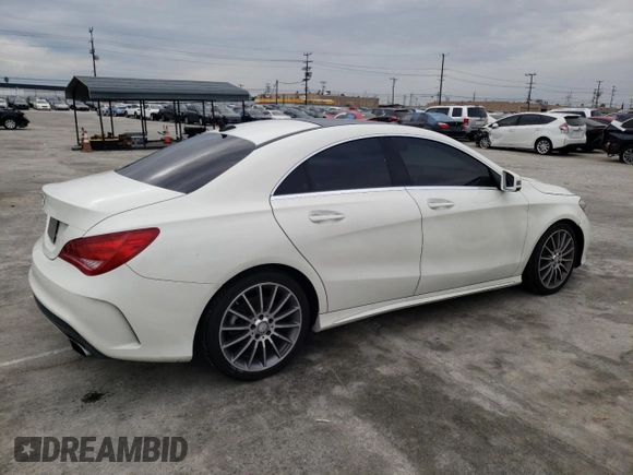 2016 Mercedes-Benz CLA 250 with VIN WDDSJ4EB0GN291609, listed as a Copart auction lot 44596744 with 98,129 mi miles and . Bid and sale history available at DreamBid. Image 3.