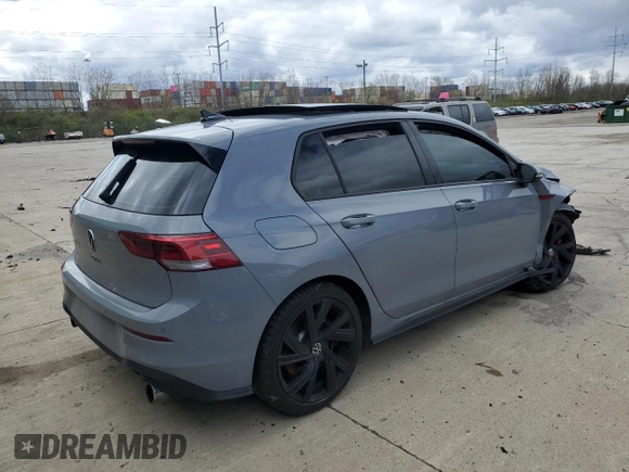 2023 Volkswagen GTI SE с VIN WVW3A7CD1PW214228, выставлен на аукционе Copart как лот 49623924 с пробегом Не указан миль и Списание • Salvage title. История ставок и продаж доступна на DreamBid. Изображение 3.