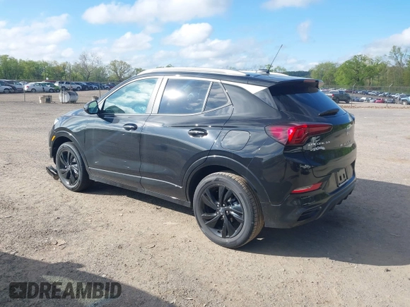 2025 Buick Encore GX Sport Touring with VIN KL4AMDSL7SB129796, listed as a IAAI auction lot 42198708 with 834 mi miles and . Bid and sale history available at DreamBid. Image 3.