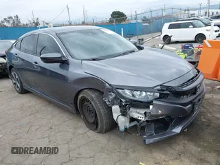 2020 Honda Civic LX with VIN 2HGFC2F64LH576765, listed as a IAAI auction lot 41881444 with 32,129 mi miles and . Bid and sale history available at DreamBid. Image 1.