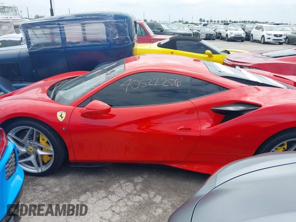 2022 Ferrari F8 с VIN ZFF92LLA3N0279959, выставлен на аукционе IAAI как лот 40522256 с пробегом Не указан миль и . История ставок и продаж доступна на DreamBid. Изображение 13.