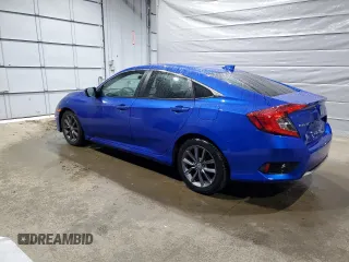 2021 Honda Civic Sedan EX with VIN 19XFC1F35ME004468, listed as a Copart auction lot 50007475 with 52,777 mi miles and Salvage Title. Bid and sale history available at carsss.com. Image 2.