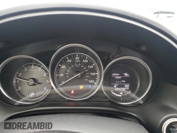 2013 Mazda CX-5 Grand Touring with VIN JM3KE4DE8D0161586, listed as a Copart auction lot 52641145 with 134,290 mi miles and Salvage Title. Bid and sale history available at carsss.com. Image 9.