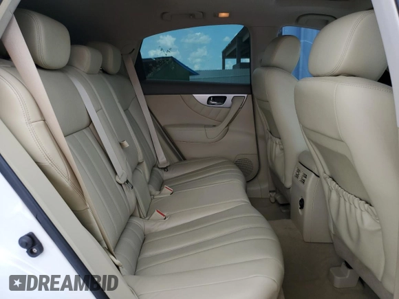 2014 Infiniti QX70 with VIN JN8CS1MU5EM450385, listed as a Copart auction lot 60201735 with 196,097 mi miles and Salvage title. Bid and sale history available at DreamBid. Image 11.