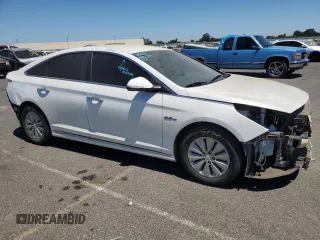 2016 Hyundai Sonata Hybrid SE with VIN KMHE24L14GA034518, listed as a Copart auction lot 59951803 with 0 mi miles. Bid and sale history available at carsss.com. Image 4.