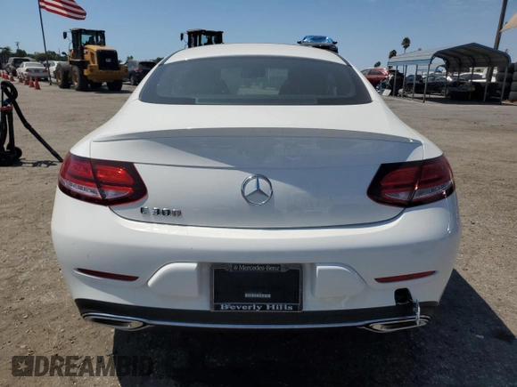 2023 Mercedes-Benz C 300 with VIN W1KWJ8DB1PG128546, listed as a Copart auction lot 69975884 with Not Provided miles and Salvage Title. Bid and sale history available at DreamBid. Image 6.