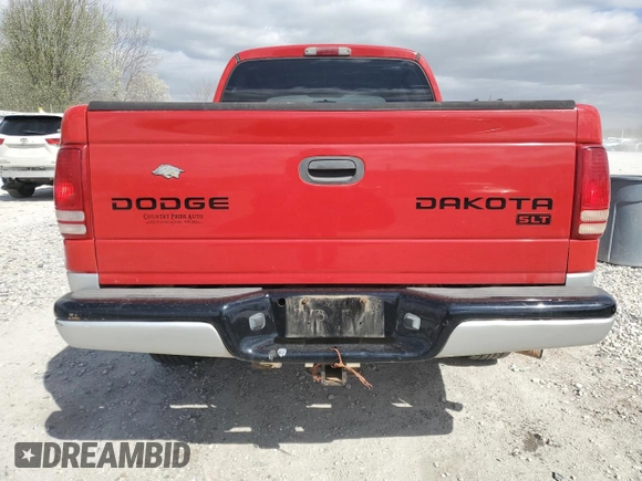 2004 Dodge Dakota SLT with VIN 1D7HG48N94S699411, listed as a Copart auction lot 49589665 with 178,200 mi miles and Salvage Title. Bid and sale history available at carsss.com. Image 6.