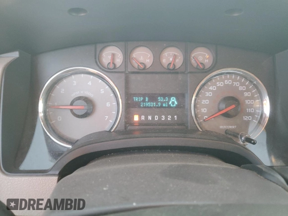 2009 Ford F-150 XL with VIN 1FTPW12V69KC71691, listed as a Copart auction lot 46351605 with 219,531 mi miles and Salvage Title. Bid and sale history available at carsss.com. Image 9.