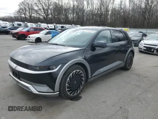 2022 Hyundai IONIQ 5 Limited with VIN KM8KRDAF7NU114002, listed as a Copart auction lot 45955225 with 20,257 mi miles and Salvage Title. Bid and sale history available at carsss.com. Image 1.