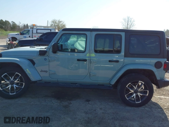 2024 Jeep Wrangler Willys с VIN 1C4RJXN67RW169632, выставлен на аукционе IAAI как лот 42074574 с пробегом 18 714 миль миль и . История ставок и продаж доступна на DreamBid. Изображение 15.
