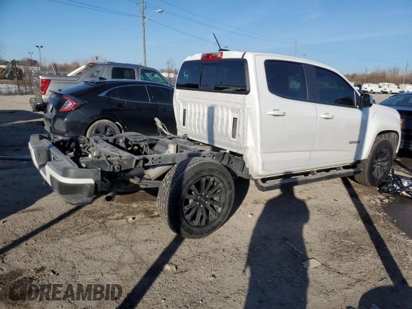 2021 GMC Canyon 4WD Elevation with VIN 1GTG6CEN9M1196409, listed as a Copart auction lot 42700465 with 26,023 mi miles and Salvage Title. Bid and sale history available at carsss.com. Image 3.