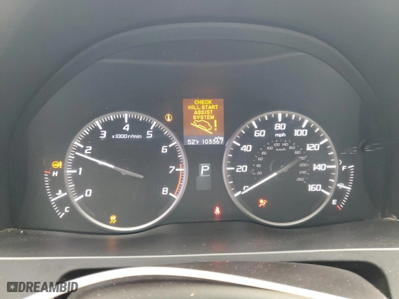 2018 Acura RDX with VIN 5J8TB3H38JL009344, listed as a Copart auction lot 42872025 with 103,367 mi miles and Salvage Title. Bid and sale history available at carsss.com. Image 9.