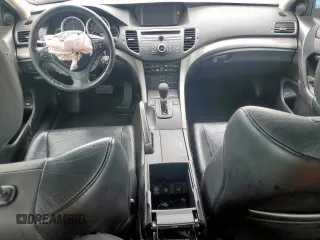 2009 Acura TSX with VIN JH4CU26629C028370, listed as a Copart auction lot 47500185 with 0 mi miles and Salvage Title. Bid and sale history available at carsss.com. Image 8.