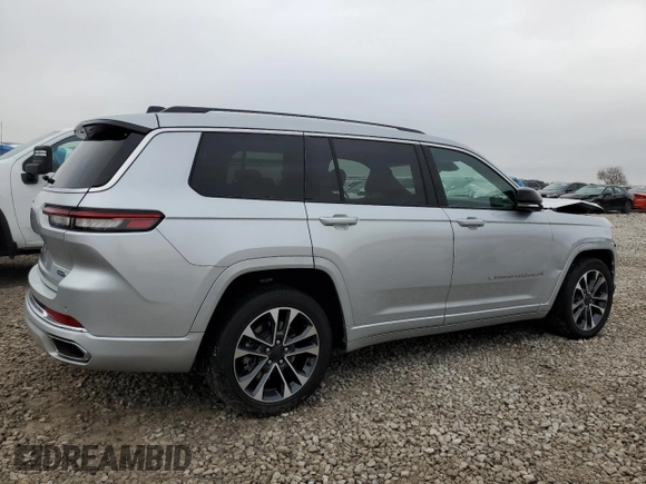2023 Jeep Grand Cherokee Overland with VIN 1C4RJKDGXP8800940, listed as a Copart auction lot 85957204 with 25,894 mi miles and Salvage title. Bid and sale history available at DreamBid. Image 3.
