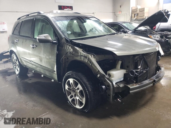 2007 Acura MDX Tech Pkg with VIN 2HNYD28307H503027, listed as a Copart auction lot 45360325 with 204,528 mi miles and Salvage Title. Bid and sale history available at carsss.com. Image 4.