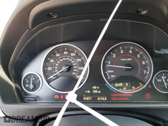 2019 BMW 4 Series 430i xDrive with VIN WBA4J3C51KBL09987, listed as a Copart auction lot 50641495 with 91,871 mi miles and Salvage Title. Bid and sale history available at carsss.com. Image 9.