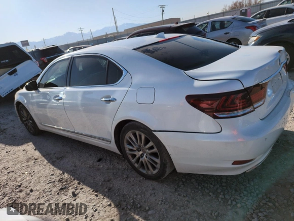 2014 Lexus LS 460 L with VIN JTHGL5EF0E5051491, listed as a Copart auction lot 52996835 with 114,834 mi miles and Clean title. Bid and sale history available at DreamBid. Image 2.