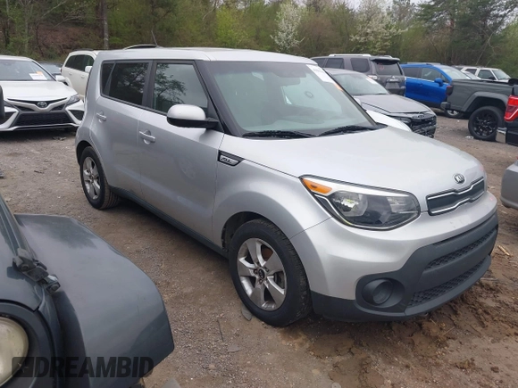 2018 Kia Soul with VIN KNDJN2A24J7597339, listed as a IAAI auction lot 41801843 with 159,310 mi miles. Bid and sale history available at carsss.com. Image 1.