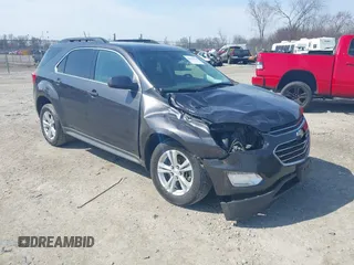 2016 Chevrolet Equinox LT with VIN 2GNALCEK6G6190208, listed as a IAAI auction lot 42054276 with 144,197 mi miles. Bid and sale history available at carsss.com. Image 1.