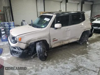 2016 Jeep Renegade Latitude with VIN ZACCJBBT4GPD21105, listed as a Copart auction lot 78734764 with 118,650 mi miles and Salvage Title. Bid and sale history available at carsss.com. Image 1.