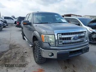 2014 Ford F-150 XL with VIN 1FTFW1CTXEKF35966, listed as a IAAI auction lot 42120360 with 140,174 mi miles and . Bid and sale history available at DreamBid. Image 1.