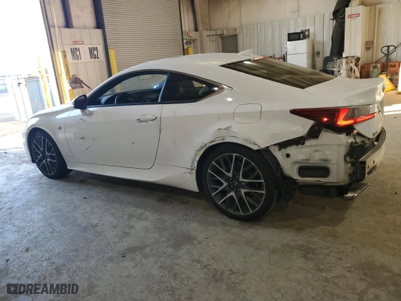 2016 Lexus RC 200t with VIN JTHHA5BCXG5004637, listed as a Copart auction lot 83075484 with 140,512 mi miles and Salvage Title. Bid and sale history available at carsss.com. Image 2.