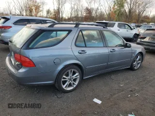 2008 Saab 9-5 with VIN YS3ED59G483508014, listed as a Copart auction lot 77747654 with 125,905 mi miles and Salvage Title. Bid and sale history available at carsss.com. Image 3.