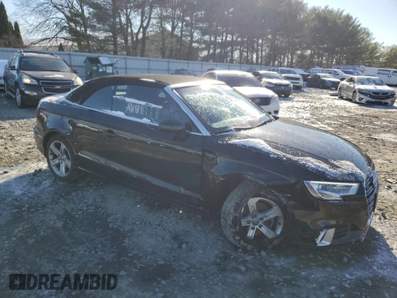 2018 Audi A3 2.0T Premium with VIN WAU78LFF1J1001204, listed as a Copart auction lot 85868554 with 52,297 mi miles and Salvage Title. Bid and sale history available at carsss.com. Image 4.