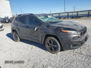 2018 Jeep Cherokee Latitude with VIN 1C4PJLCB2JD556444, listed as a Copart auction lot 75304464 with 75,201 mi miles and Salvage title. Bid and sale history available at DreamBid. Image 4.