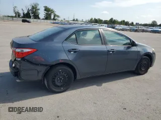 2016 Toyota Corolla L with VIN 2T1BURHE1GC744479, listed as a Copart auction lot 58803315 with 45,472 mi miles and Salvage title. Bid and sale history available at DreamBid. Image 3.