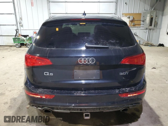 2014 Audi Q5 Premium Plus with VIN WA1DGAFPXEA032411, listed as a Copart auction lot 89115195 with 183,028 mi miles and Salvage Title. Bid and sale history available at carsss.com. Image 6.