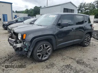 2021 Jeep Renegade Jeepster z VIN ZACNJCAB5MPM43407, wystawiony jako Copart lot #59966845 z przebiegiem 103 436 mil mil oraz Czysty tytuł • Clean title. Historia ofert i sprzedaży dostępna na DreamBid. Obrazek 1.
