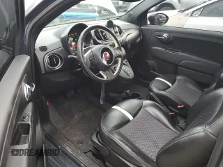 2017 FIAT 500e with VIN 3C3CFFGE5HT580106, listed as a Copart auction lot 84987784 with 48,928 mi miles and Salvage Title. Bid and sale history available at carsss.com. Image 8.