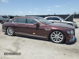 2021 Bentley Flying Spur W12 with VIN SCBBB6ZG9MC084879, listed as a Copart auction lot 54848205 with Not Provided miles and Salvage Title. Bid and sale history available at DreamBid. Image 4.