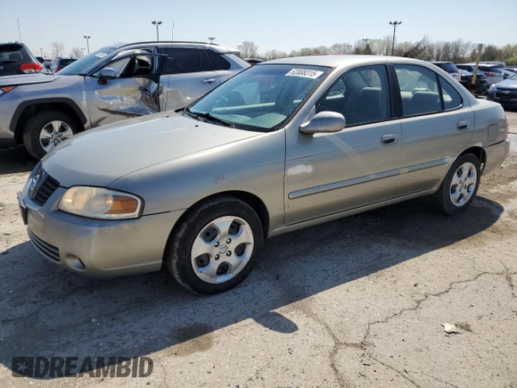 2006 Nissan Sentra S with VIN 3N1CB51D86L457563, listed as a Copart auction lot 52008315 with 76,925 mi miles and Salvage Title. Bid and sale history available at DreamBid. Image 1.