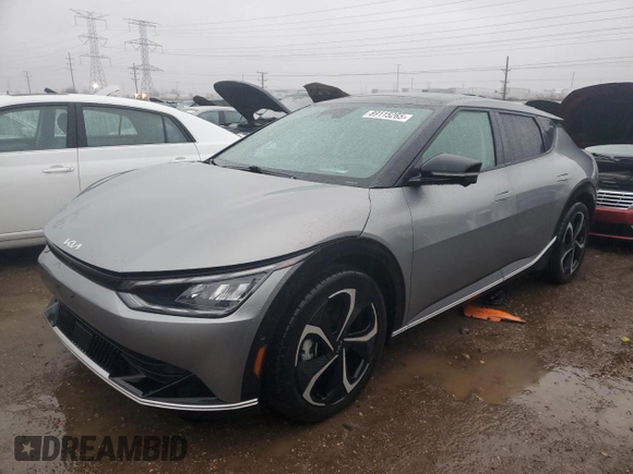 2022 Kia EV6 Wind z VIN KNDC3DLC9N5027015, wystawiony jako Copart lot #89115265 z przebiegiem 50 191 mil mil oraz Szkoda całkowita • Salvage title. Historia ofert i sprzedaży dostępna na DreamBid. Obrazek 1.