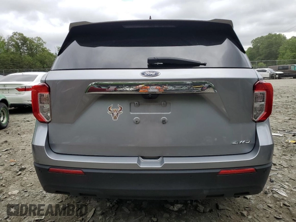 2021 Ford Explorer with VIN 1FMSK8BH2MGB34652, listed as a Copart auction lot 56477995 with 89,981 mi miles and Salvage title. Bid and sale history available at DreamBid. Image 6.