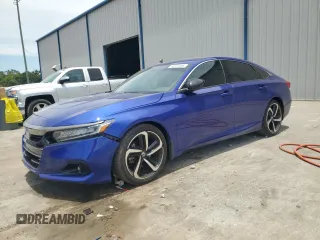2021 Honda Accord Sport with VIN 1HGCV2F30MA023761, listed as a Copart auction lot 60331485 with 45,242 mi miles and Salvage title. Bid and sale history available at DreamBid. Image 1.