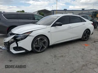 2023 Hyundai Elantra N Line z VIN KMHLR4AF1PU546303, wystawiony jako Copart lot #56982655 z przebiegiem 30 486 mil mil oraz Szkoda całkowita • Salvage title. Historia ofert i sprzedaży dostępna na DreamBid. Obrazek 1.