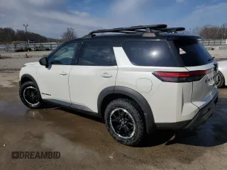 2024 Nissan Pathfinder Rock Creek z VIN 5N1DR3BD9RC224898, wystawiony jako Copart lot #50728265 z przebiegiem 13 765 mil mil oraz Szkoda całkowita • Salvage title. Historia ofert i sprzedaży dostępna na DreamBid. Obrazek 2.