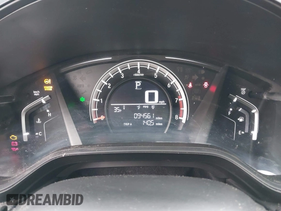 2017 Honda CR-V LX with VIN 2HKRW6H39HH204964, listed as a IAAI auction lot 41775196 with 94,561 mi miles. Bid and sale history available at carsss.com. Image 7.