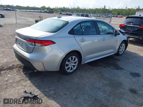 2024 Toyota Corolla LE with VIN 5YFB4MDE7RP118737, listed as a IAAI auction lot 42376711 with 35,865 mi miles and . Bid and sale history available at DreamBid. Image 4.