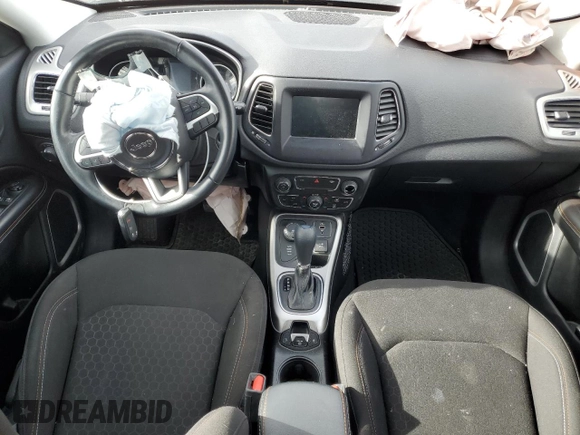 2021 Jeep Compass Freedom with VIN 3C4NJDAB3MT545189, listed as a Copart auction lot 45540474 with 32,563 mi miles and Salvage Title. Bid and sale history available at carsss.com. Image 8.