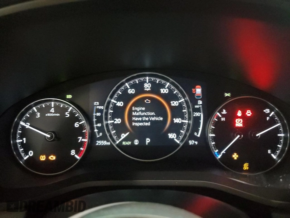 2024 Mazda CX-90 Preferred Plus with VIN JM3KKCHD0R1154198, listed as a Copart auction lot 72699734 with 2,559 mi miles and Non Repairable. Bid and sale history available at DreamBid. Image 9.