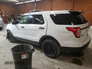 2015 Ford Utility Police Interceptor with VIN 1FM5K8AR1FGC66697, listed as a Copart auction lot 84403744 with 0 mi miles and Salvage Title. Bid and sale history available at carsss.com. Image 2.