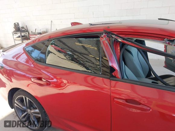 2023 Acura Integra w/A-Spec Package with VIN 19UDE4H3XPA017449, listed as a IAAI auction lot 42042050 with 37,062 mi miles and . Bid and sale history available at DreamBid. Image 16.